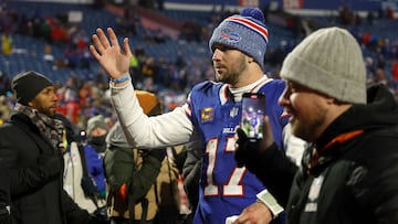 Josh Allen led the Bills to a dominant win over the Steelers in a frigid Bills Stadium on Monday. They move on to host the Chiefs in the Divisional Round.