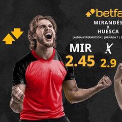 CD Mirandés vs. SD Huesca: horario, TV, pronósticos, estadísticas y clasificación