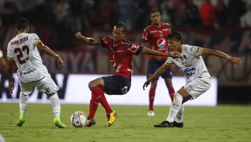 Andrés Ricaurte en el partido entre Medellín y Tolima por Liga Águila I-2018