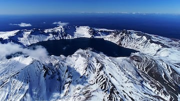 Mount Paektu, an active volcano on the border of North Korea and China, has been designated a UNESCO Global Geopark.