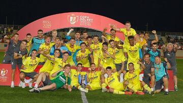 El Villarreal, último campeón de la Copa del Rey Juvenil.