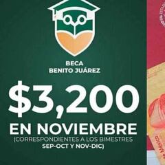 Beca Benito Juárez: fechas del próximo pago para nuevo ingreso