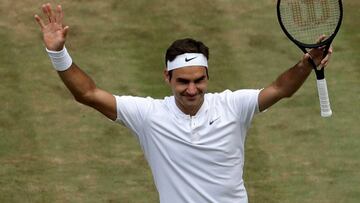 Federer no se despista y está a un paso de ganar su 8º Wimbledon