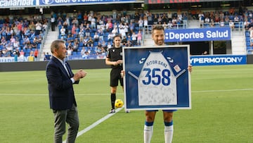 19/004/24  PARTIDO SEGUNDA DIVISION 
TENERIFE - LEGANES 
HOMENAJE AITOR SANZ CAMIDETA 358 PARTIDOS