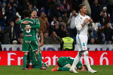En cuartos de final de la Copa del Rey, el Real Madrid llegaba al partido de vuelta con un gol a favor del partido de ida en Butarque, pero el equipo pepinero dió la sorpresa anotando dos goles en el Bernabéu y consiguiendo el pase a semifinales