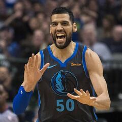 Los Mavs ganan sin Doncic y con un doble-doble de Salah Mejri
