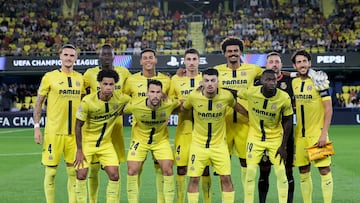El once del Villarreal.