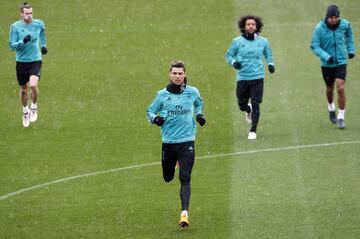 El Madrid entrena con todo esperando al Girona