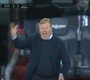 El enfado monumental de Koeman con Mingueza: de los gritos al cambio inmediato