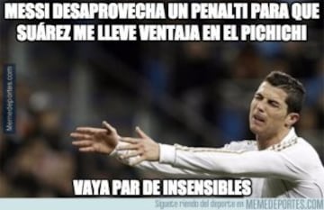 Los memes del penalti indirecto de Messi