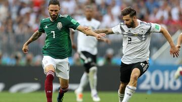 Miguel Layun, contra Alemania en el Mundial. 