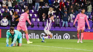 Valladolid 4/11/2023. 14 jornada de la Segunda divisi¨®n de f¨²tbol, liga Hypermotion. Real Valladolid C.F. - CD TENERIFE.
Photogenic/Miguel ?ngel Santos