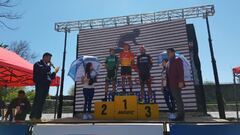 Alvarado celebra en la primera etapa de la Vuelta de Chile