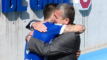 El cálido abrazo entre Pinilla y Heller que selló el retorno