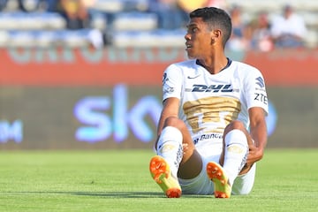 El único refuerzo de Pumas en el Clausura 2019, debutó en la jornada 8 y desde entonces suma 130 minutos. Aunque ya fue titular en dos ocasiones, no ha podido terminar un partido en la Liga MX, ante Monarcas salió de cambio en la primera mitad tras 39 minutos.