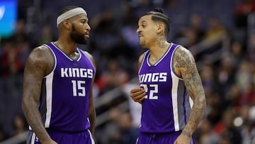 DeMarcus Cousins y Matt Barnes.