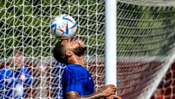 Memphis, en un entrenamiento.