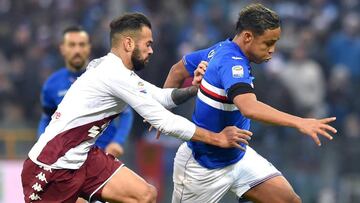 Luis Fernando Muriel lleva 6 goles en la Serie A con la Sampdoria. 