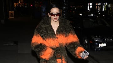 NEW YORK, NEW YORK - FEBRUARY 08: Rosalia is sighted in the West Village on February 08, 2023 in New York City. (Photo by Taylor Hill/GC Images)