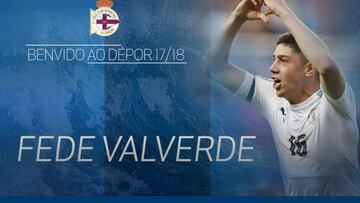 Fede Valverde se convierte en el tercer refuerzo del Deportivo