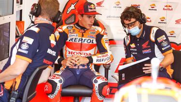 Márquez escucha a su cuerpo