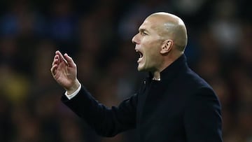 Head coach Zinedine Zidane of Real Madrid