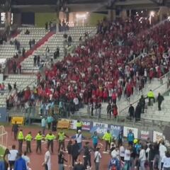 Hinchas de América protagonizan disturbios en Manizales