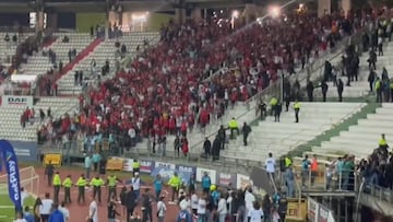 Hinchas de América protagonizan disturbios en Manizales