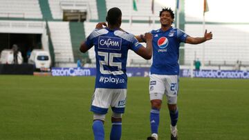 Partido de la Liga BetPlay I-2021 entre Millonarios y Envigado