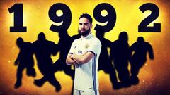Carvajal cumple 25 años: este es el 11 de la cosecha de oro del 92