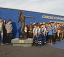 Jarque, homenajeado con una estatua en la Ciudad Deportiva