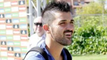 <b>REENCUENTRO. </b>Villa regresó a las órdenes de Vicente del Bosque.