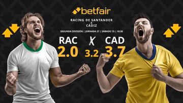 Racing de Santander vs. Cádiz CF: horario, dónde ver, pronósticos y clasificación