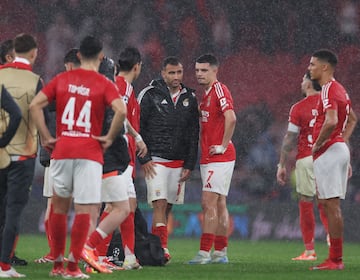 Jugadores del Benfica.