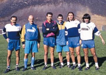 Pizzi revivió una foto del recuerdo en su paso como jugador de Rosario Central.