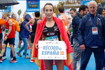 Kaoutar Boulaid (1:08:47, récord de España)