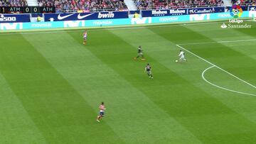 No le meten goles y ya hasta regatea: doble quiebro de Oblak