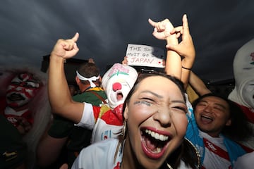 El rugby está de moda en Japón y se se puede ver en el ambiente previo a la disputa de los cuartos de final del Mundial de rugby entre la selección de Japón y y la sudafricana. 