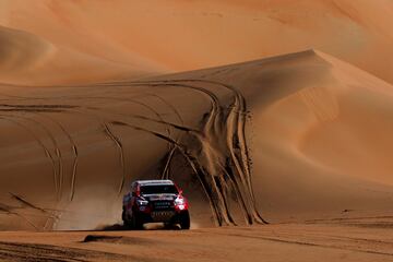 Matthieu Baumel y Nasser Al-Attiyah.