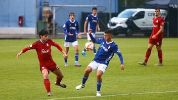 El Real Oviedo Vetusta y el CD Praviano empataron (2-2) en el partido correspondiente a la Jornada 32 en el Grupo 2 de Tercera División RFEF disputado en El Requexón.