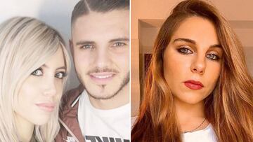 Im&aacute;genes de Wanda Nara con Mauro Icardi y de la hermana del futbolista, Ivana Icardi.