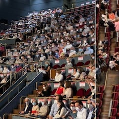 Escándalo en el Teatro Real por la falta de distancia de seguridad entre butacas