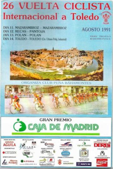 Cartel de la Vuelta a Toledo de 1991