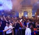 Locura total en las calles de París con el pase de Francia a la final