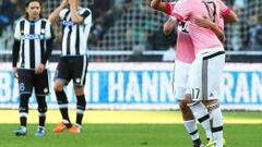Udinese de Manuel Iturra cayó por goleada frente a Juventus