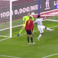 Morata y su brutal golazo de cabeza en el España-Alemania