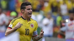 Colombia con James, a rebelarse contra el poderío de Brasil