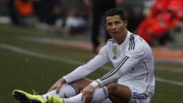 Cristiano fue el jugador que más balones perdió (19) ante el Atleti