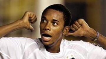 <B>ESTRELLA.</B> Robinho es el jugador más cotizado de cuantos militan en la Liga brasileña.