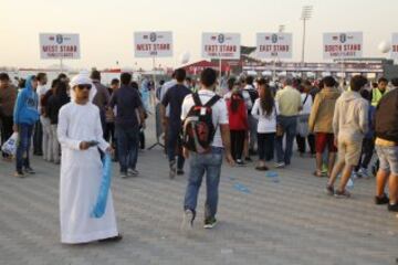Ambientazo previo al Real Madrid-Milán